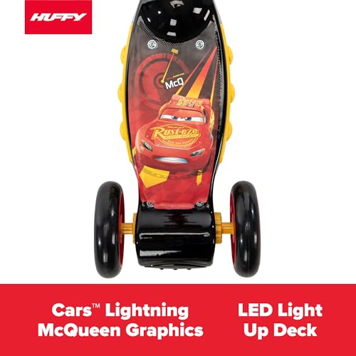 Image of Huffy Disney and Marvel Toddler Kids 3-Wheel Scooters, Multiple Color Options, Ages 3+ Years Old, Durable Steel Frame, Portable, Girls /Boys, Non-Slip Deck, Character Graphics