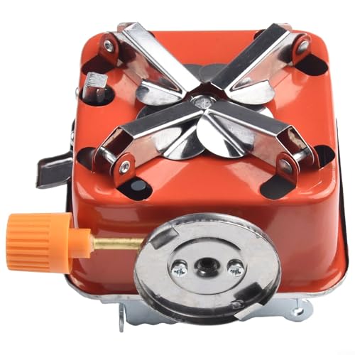 HEBEOT Portable Gas Cooker Camping Stove Outdoor Camping for MINI Square Stove Outdoor Stove For Outdoor Camping, Fishing, Cooking