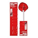 BEUKING New Matte Ink Liquid Lipstick Super Stay Lipcolor Velvet Nude Non-stick Cup Lip Glaze Rose Red Pink Highly Pigmented Charm Tint Lip Gloss (05#)