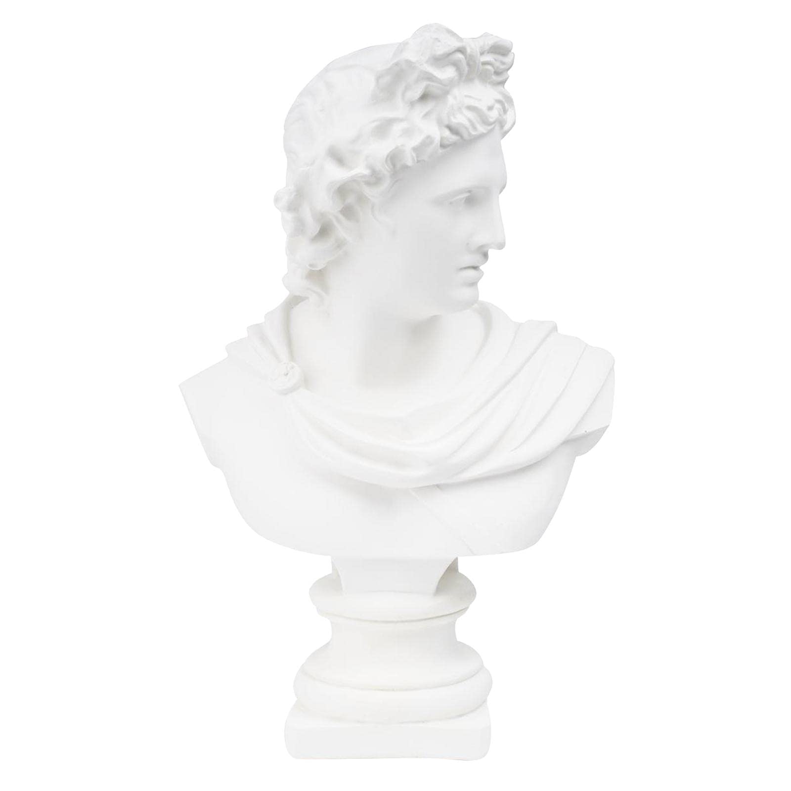 predolo Mitología Apolo Busto Estatua Resina Boceto Yeso Escultura Arte Artesanía