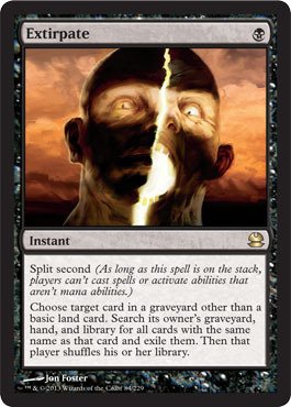 Magic The Gathering - Extirpate - Modern Masters