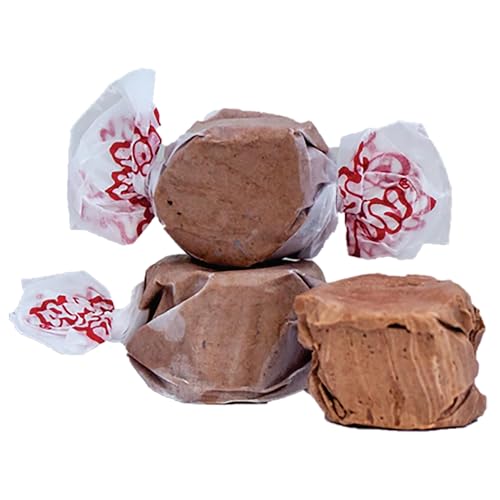 Chocolate Saltwater Taffy – 3 lb Bulk Bag, Soft &