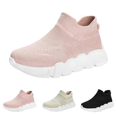 IWIHMIV Toddler Slip On Shoes Girls Tennis Shoes Casual Kids Sneakers Lightweight Breathable Tennis Athletic Running Shoes4