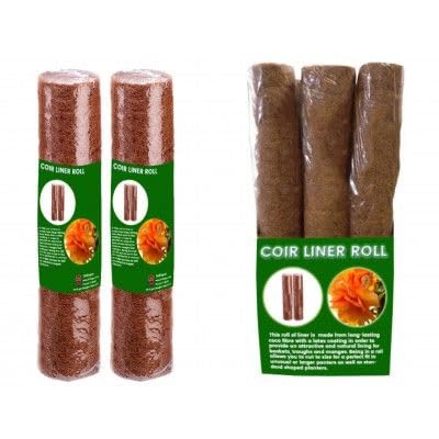 Image of Natural Coco Coir Liner 50 x 75 cm Ideal for Lining Hanging Baskets & Tubs Window Box Cages, troughs or Hayrack planters.
