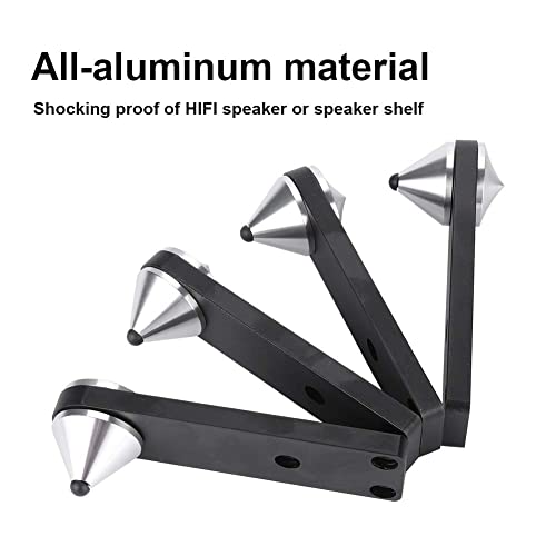 Caisson de haut-parleur support de pointe anti-choc combiné audio 4PCS