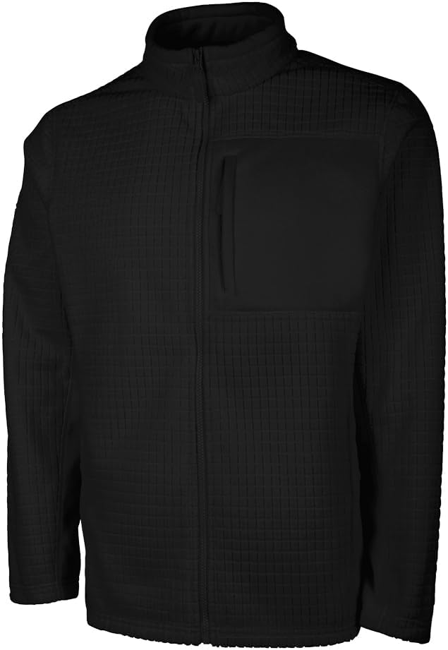 Charles River Apparel Men's Terrain Textured Fleece Jacket - Image 2