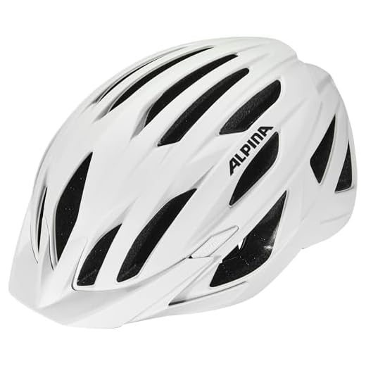 ALPINA Unisex - Erwachsene, DELFT MIPS Fahrradhelm, white matt, 51-56 cm