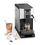 Cuisinart One Cup Grind And Brew Coffee Machine, Bean to cup, Single serve Filter coffee, Stainless steel conical burr grinder, Adjust coffee strength, 3 cup sizes, Reusable filter pod, Black