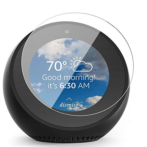 Para 2PSC Amazon Echo Spot Screen Protector Full Coverage vidrio templado (Amazon Echo Spot,2PSC) A308 Cover