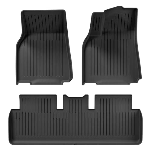 Tapis de sol Tesla Model Y 2021-2024 résistant aux intempéries RHD