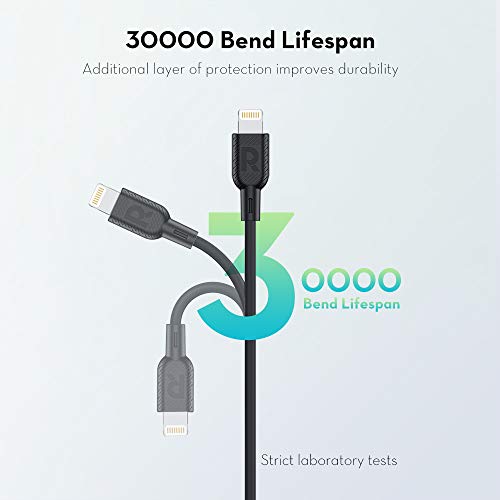 USB C to Lightning Cable RAVPower [6ft MFi Certified] Supports Power Delivery Fast Charging with Type C PD Charger Compatible with iPhone 11/11 Pro/ 11 Pro Max/X/XS/XR/XS Max/8/8 Plus - Thumbnail 2
