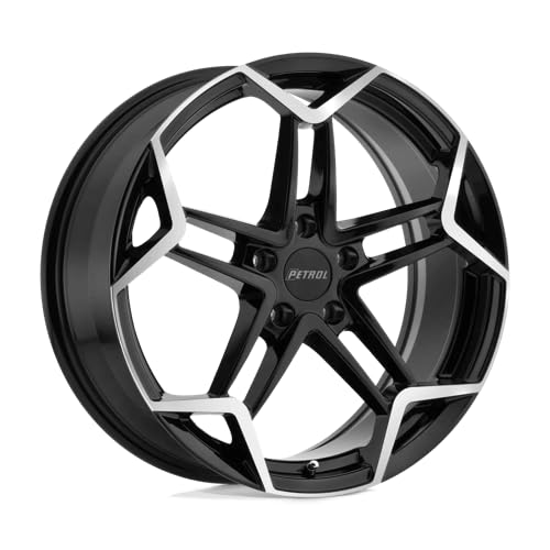 PE P1A 17X8 5X120 76 G-BLK MACH +35 Custom Wheel 1 Wheel