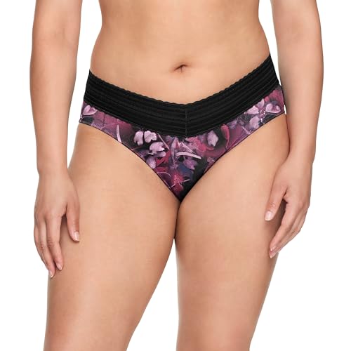 Image of Warner's womens No Pinching No Problems Dig-free Comfort Waist With Lace Microfiber Hipster 5609j