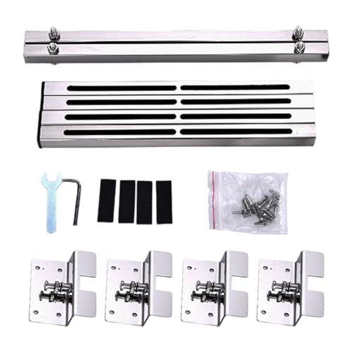 Support d'évier de cuisine en acier inoxydable, kit de fixation premium 71-100 cm - 3