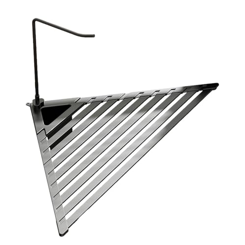Generico Escurreplatos – Escurreplatos plegable triangular de metal antioxidante | Secador de platos de fregadero, para organización, almacenamiento y drenaje en la encimera de la cocina