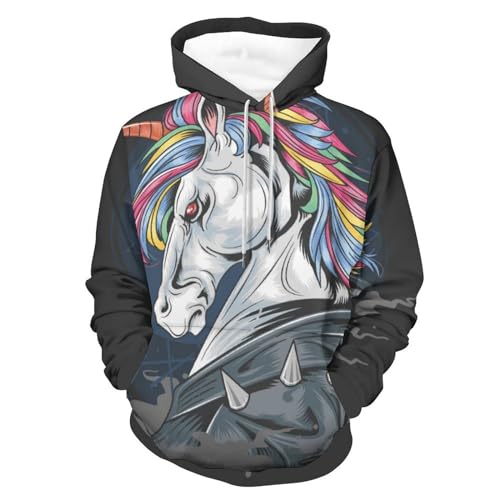 Hoodie licorne en colère idéal pour vos soirées chill et sorties urbaines décontractées
