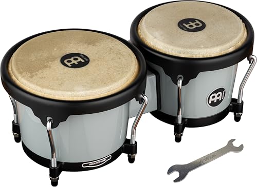 Image of Meinl Percussion Bongo Drum Set with Durable Synthetic All-Weather Shells, Journey Series aa‚¬a€ NOT Made in China aa‚¬a€ Natural Buffalo Skin Heads, 2-Year Warranty (HB50UG)