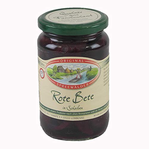 Krügermanns Original Spreewälder Rote Beete in Scheiben (370 ml Glas) Cover