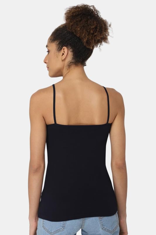 Image of Intimacy Cotton Camisole for Women with Adjustable Spaghetti Straps Comfortable Everyday Wear Camisole Slip for Women