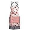 Alex Virtue Lovely Flower Pattern Retro Aprons With Large Pockets for Women Girls Cooking Kitchen Bakery Mother's Gift (Lovely Chicken)