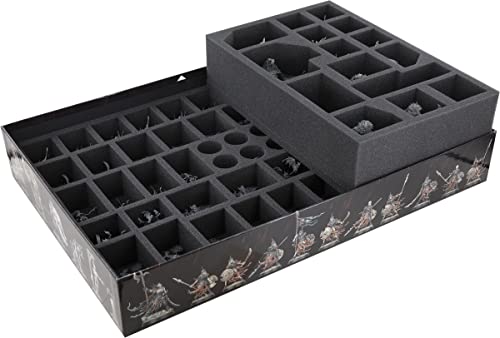 Feldherr juego de espuma con compartimentos para Warhammer Quest Ciudad Maldita