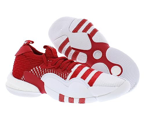 Image of adidas Trae Young 2 Unisex Shoes Size 10, Color: Cloud White /Team Power Red-Red