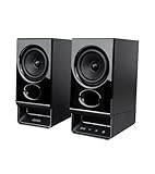 Edifier R20BT USB-Powered Computer Speakers, 2.75" Full-Range Drivers, Bluetooth 6.0, Touch Controls, AUX Input, Headphone Jack, Custom Ambient Light & Sound Profiles via APP - Black