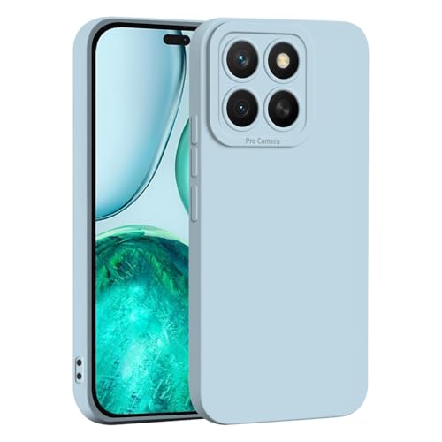 SEAHAI Case for HONOR X6C Ultra Thin Premium Soft Silicone Phone Cover with Thickened Camera Protection Design Shockproof TPU Bumper Fashion Case Cover - Light Blue