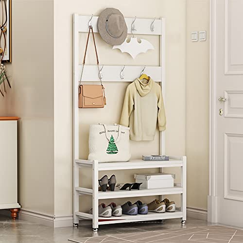 Porte-manteau exquis style luxe nordique vert pour illuminer et organiser votre hall d'entrée