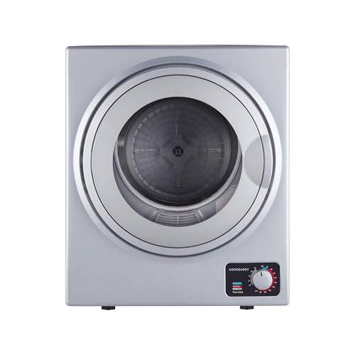 Cookology 2.5kg Mini Vented Tumble Dryer - Tabletop Design - Silver