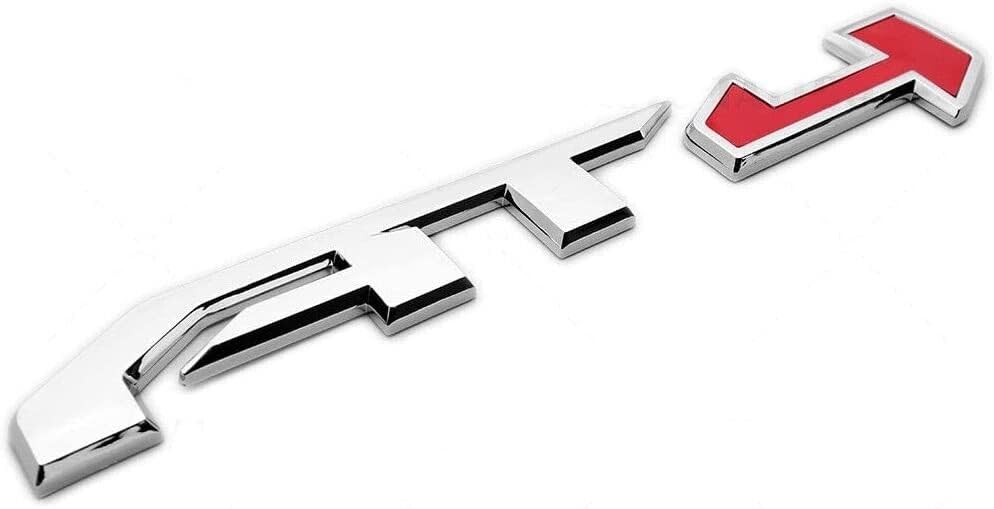 Image of 3Pcs AT4 Emblems Sierra 3D Side Door Rear Tailgate Badge NamePlate Decal with Strong Adhesive 85002068 Replacement for 2019-2023 Canyon Sierra 1500 2500HD 3500HD (Chrome Red)