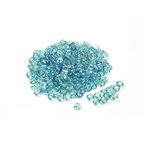 Doge Lot de 180 GR de Gouttes de Pluie en Acrylique Turquoise, Ø 5mm, pour déco de Table