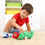 Umllpet Raupe Nimmersatt Kuscheltier, 25cm Kleine Raupe Weiche Plüschtier Baby Stofftier Spielzeug Geburtstag Geschenk für Kinder