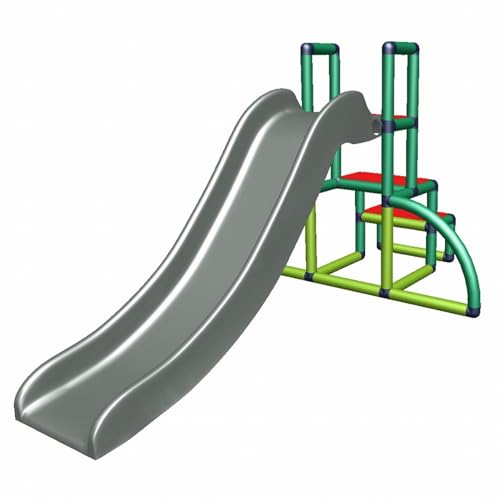 move and stic Kinderrutsche Kinder My First Slide Meine Erste Rutsche Spielzeug Babyrutsche Gartenrutsche Moveandstic (Apfelgruen/Gruen/rot)