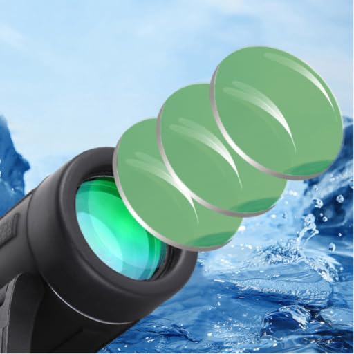 Binoculares compactos 8x21 impermeables para adultos miniatura 3