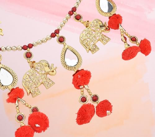 Image of Elephant Hanging Toran Main Door Garlands Handmade Bandhanwar Door Entrance Hanging HomeTraditional Wall Decoration Diwali Decoration Diwali Gift