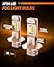 SEALIGHT H3 LED Fog Light Bulb, Upgrade 14000LM 600% Super Brighter 1:1 Mini Size Plug-n-Play, Super Heat Dissipation Performance, H3ll H3 Led Bulb Fog Lights for Car, Truck, SUV, Pack of 2
