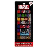 Taste Beauty Marvel Comic Book–Themed Flavored Lip Balm Variety Pack, 8 Tubes