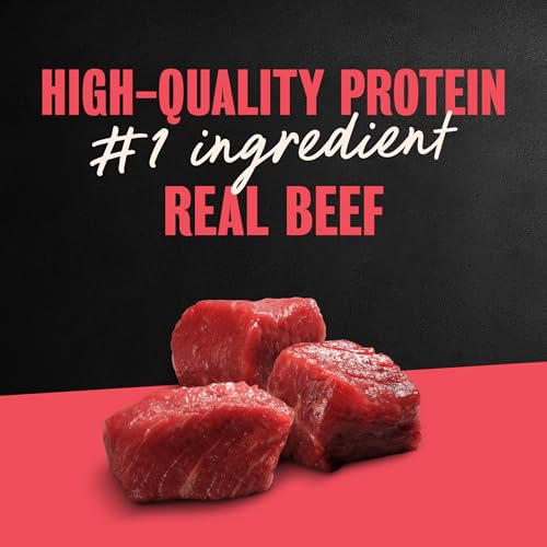 Image of Cesar Classic Loaf in Sauce Wet Dog Food, Beef Recipe, 3.5 oz, 24 Count | Real beef #1 ingredient, Made in USA, Easy peel trays, no fillers /added sugar /artificial flavors, use as meal or topper