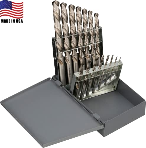 Chicago-Latrobe 69881 150L Left-Hand (Reverse) Flute High-Speed Steel Jobber Length Drill Bit Set, Uncoated thumb #1