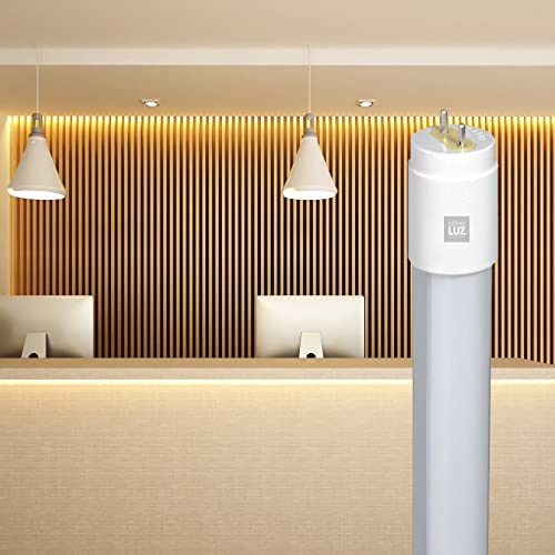 Kit 25 Lâmpadas Led Tubulares 18W T8 Base G13 de 120cm 3000K Branco Quente (Amarelo) Bivolt e Ligaçã