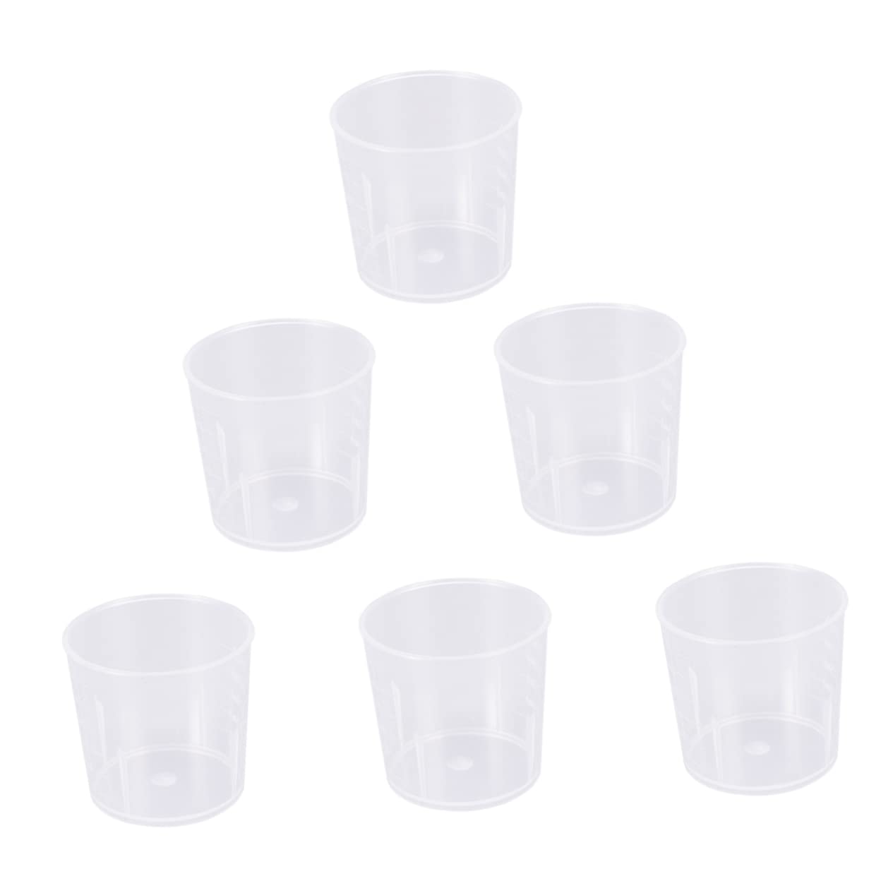 Zerodeko 120piezas Vasos Medidores Transparentes De Escala Graduada Utensilios De Medición Para Cocina y Laboratorio