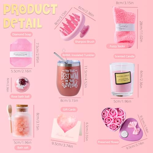 PEMIDA Birthday Gifts for Women, Friend Presents for Women, Self Care Package Relaxation Bath Set, Personalised Birthday Hampers for Friends, Female Coworker, Sister, Mum, Her Coffee Mug - Image 2