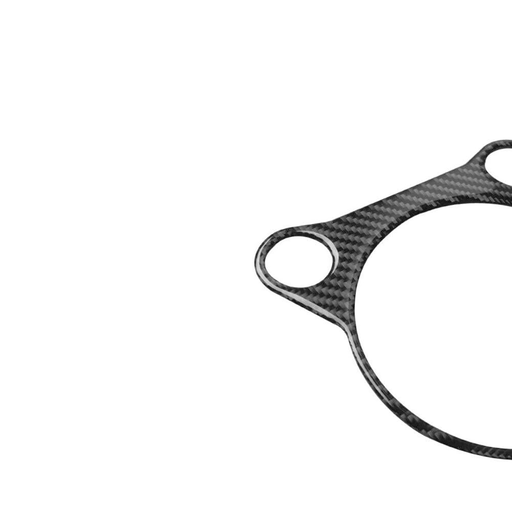 ReachMall Pannello porta bicchieri in di carbonio per for nissan 370Z 2009-2020, resistente all'usura, accessorio decorativo per interni auto, 3 pezzi