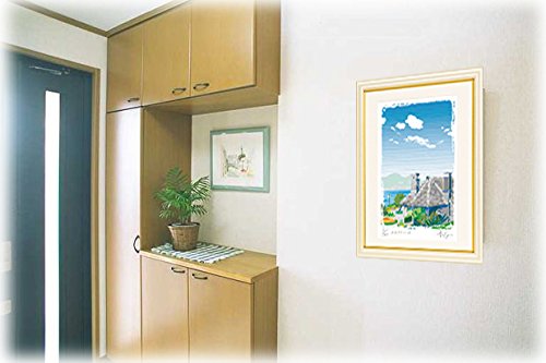 作者不詳 絵画 模写 額装 風景画 インテリア 59 絵画 日本画 風景画 中村実 作 富士 額縁付き 額装｜Yahoo