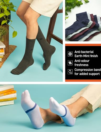 Image of DAMENSCH Men Ankle Length Cotton Blend DASCH Socks