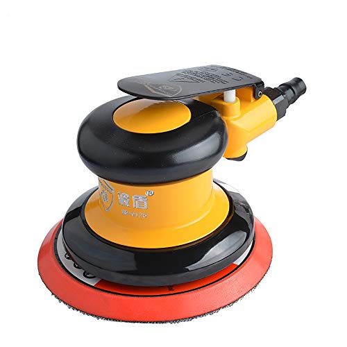 LeTkingok 5 Inches Disc Type Pneumatic Polishing Machine- 125MM Diameter Self-Adhesive Air Sander Sand Paper Machine 11000RPM 90PSI