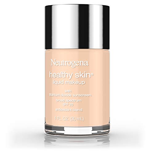 Neutrogena Healthy Skin Liquid Makeup Foundation, Broad Spectrum Spf 20 Sunscreen, Lightweight & Flawless Coverage Foundation With Antioxidant Vitamin E & Feverfew, 40 Nude, 1 Fl. Oz #TOP5