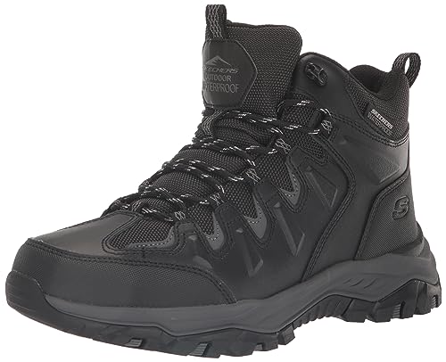 Image of Skechers Men's USA Rickter - Branson Mid Top Waterproof Lace Up Hiker Boot