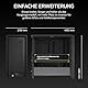 CORSAIR Frame 4000D Modulares Mid-Tower ATX PC-Gehäuse – Hoher Luftstrom, InfiniRail™ Ventilator-Montagesystem, ASUS BTF, MSI Project Zero, Gigabyte Project Stealth – Schwarz